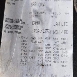 Caja Cambios Automatica Audi Q5 (8R)(2008->) 2.0 TDI (125 kW) quattro [2,0 Ltr. - 125 kW 16V TDI] - 496194